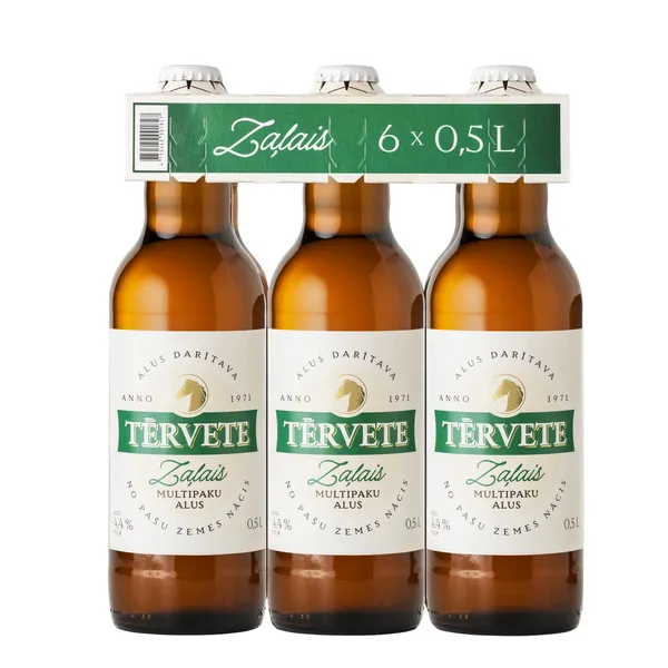 Alus Tērvete Zaļais 4,4% 6x0,5l