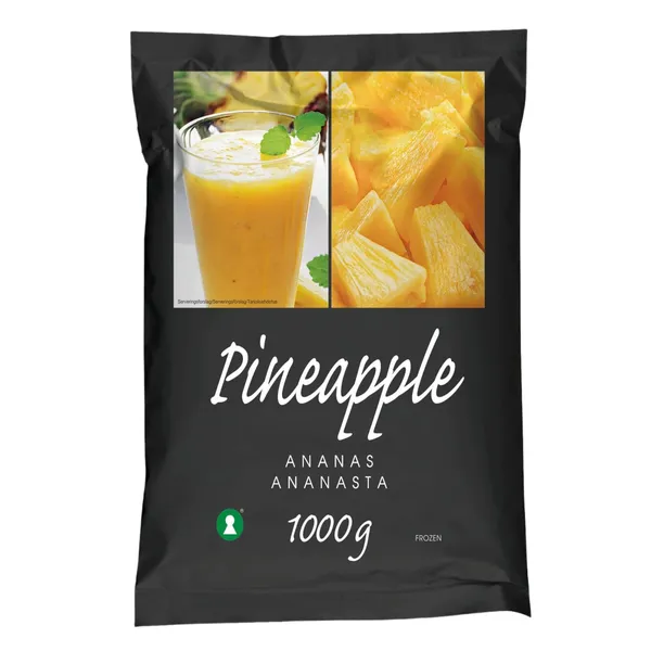 Ananāsa gabaliņi, saldēti 1kg