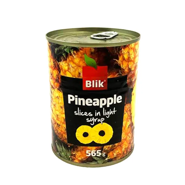 Ananasu šķēlītes sīrupā Blik 565g