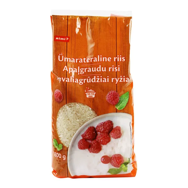 Apaļgraudu rīsi Rimi 800g