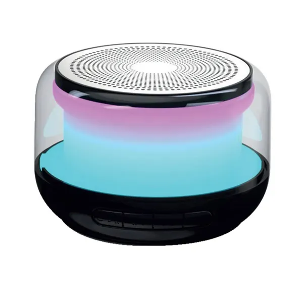 Apaļš skaļrunis Setty RGB GB-700 melns AW26