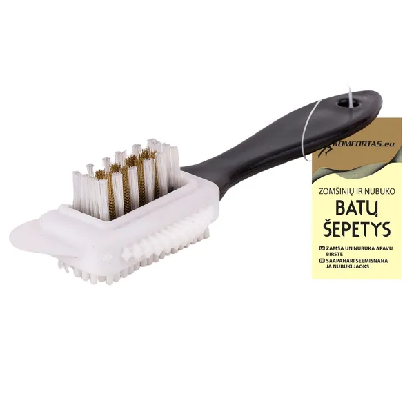 Apavu birste Komfortas zamšādai un nubukam 1gb