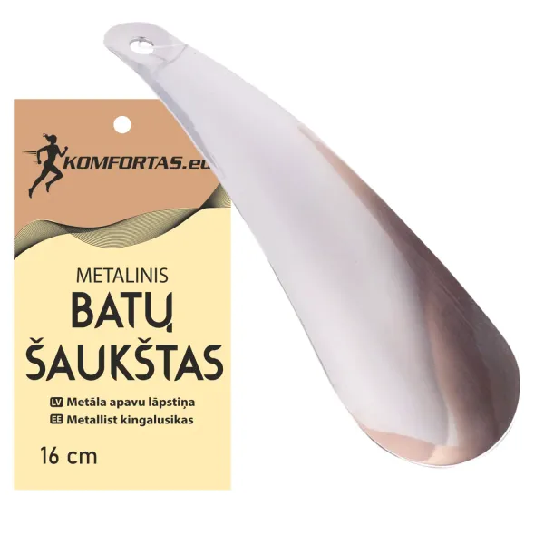 Apavu lāpstiņa Komfortas metāla 16cm