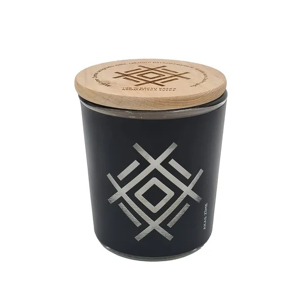 Aromātiska rapša vaska svece stikla glāzē Akas Zime