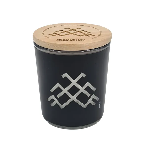 Aromātiska rapša vaska svece stikla glāzē Jumis