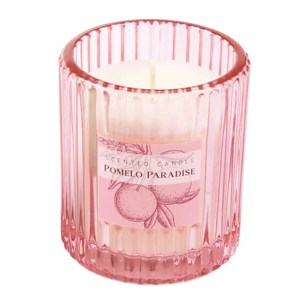 Aromātiskā svece Cozy Home rozā 8x9cm SS26