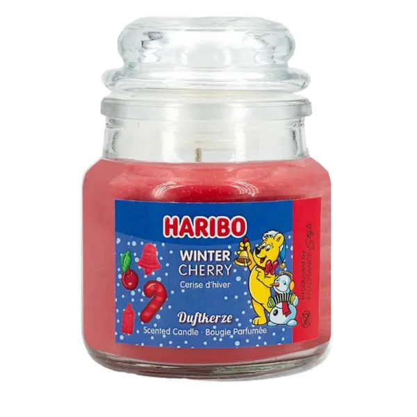 Aromātiskā svece Haribo Ziemas ķirsis 85