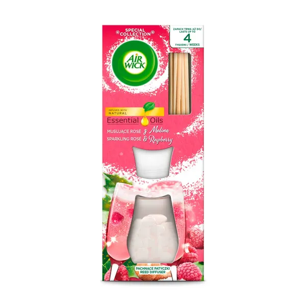 Aromātiskie kociņi Air Wick Sparkling Rose&Raspberry 30ml