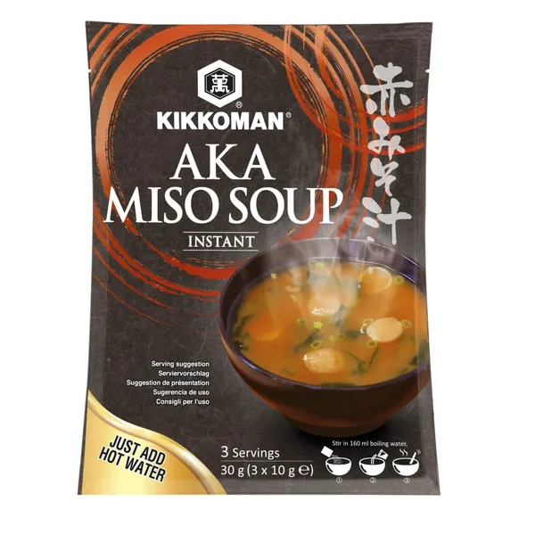 Ātri pagatavojamā zupa Kikkoman Aka Miso 3x10g