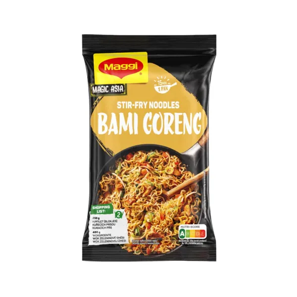 Ātri pagatavojamās nūdeles Maggi ar Bami Goreng garšu 185g
