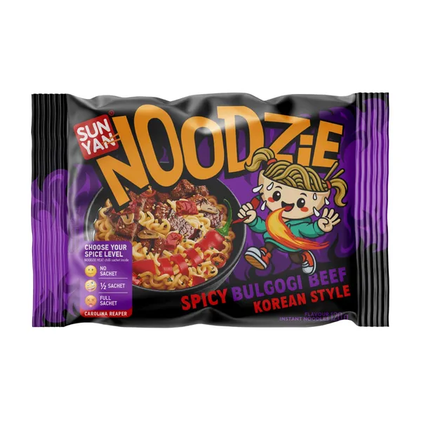 Ātri pagatavojamas nūdeles Sun Yan Noodzie Bulgogi Beef 120g