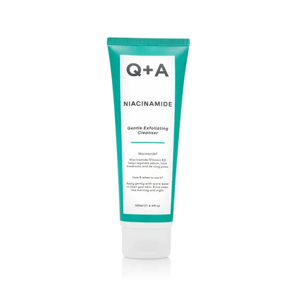 Attīroša želeja Q+A Niacinamide Gentle Ex ar pīlinga efektu 125ml