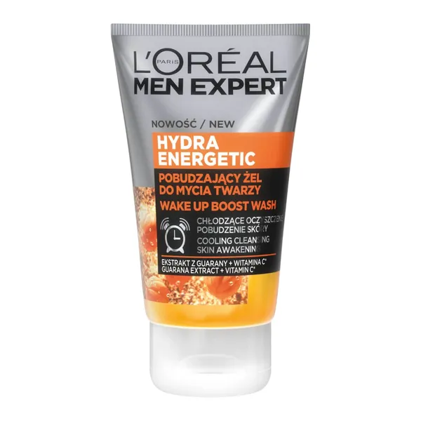 Attīroša želeja sejai Men Expert Hydra Energetic Wake-Up Boost 100ml