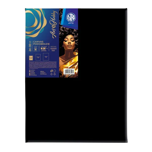 Audekls Astra Art&Hobby melns 24x30cm BS26