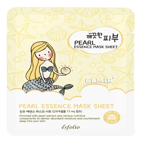 Auduma maska Esfolio Pure Skin Pearl Essence 25ml