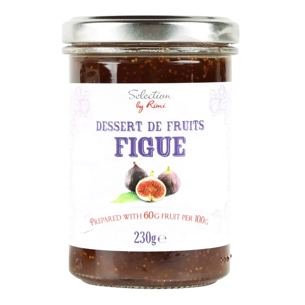 Augļu deserts Selection by Rimi vīģu 230g