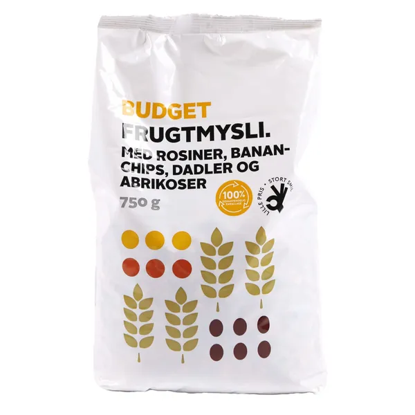 Augļu muslis Budget 750g