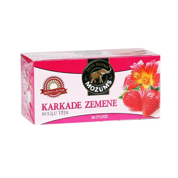 Augļu tēja Možums karkāde, zemene 20x1,7g