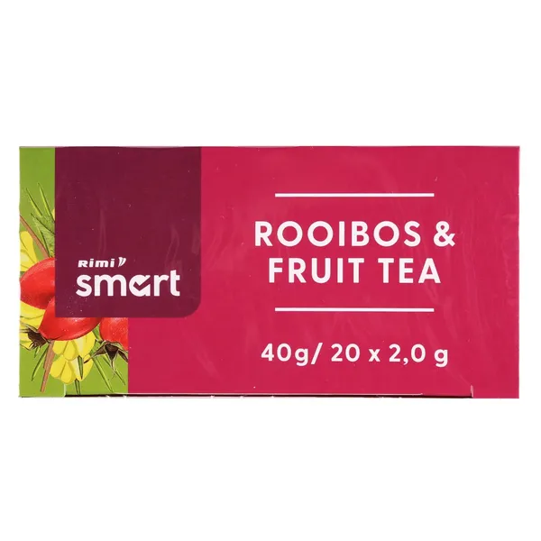 Augļu tēja Rimi Smart Rooibos 20x2g