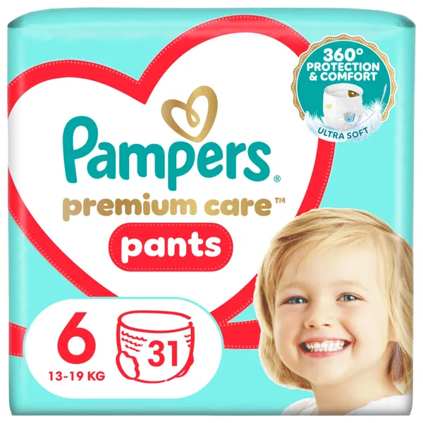 Autiņbiksītes Pampers Premium Pants VP S6 15+kg 31gab