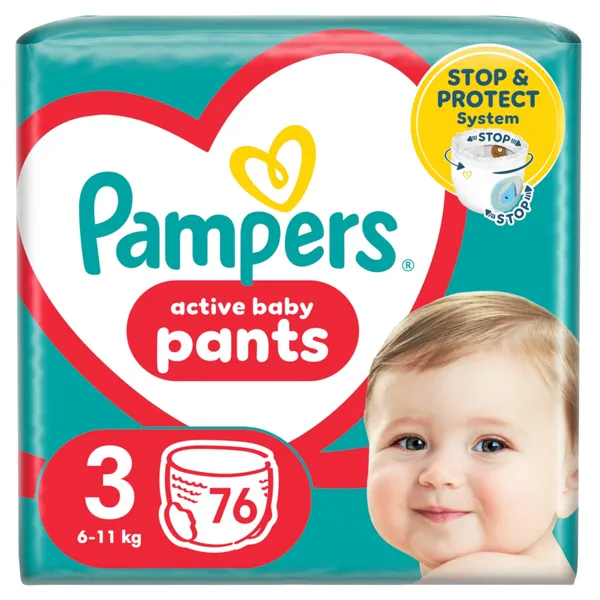 Autiņbiksītes Pampers Pants Giant Pack S3 76gab.