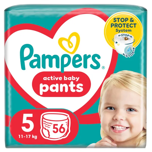 Autiņbiksītes Pampers Pants Giant Pack S5 56gab.