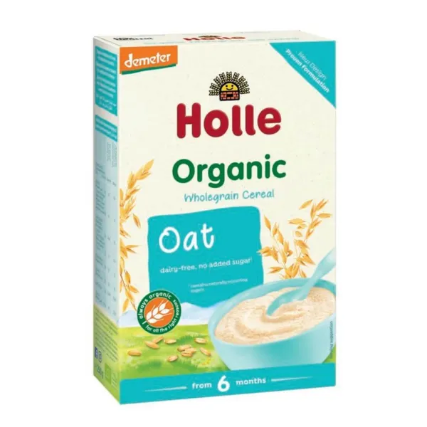 Auzu pārslu biezputra Holle no 6 mēnešiem BIO 250g