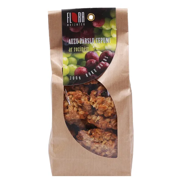 Cepumi auzu pārslu ar rozīnēm FLORA 300g