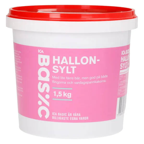 Aveņu džems ICA Basic 1,5kg