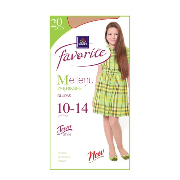 Bērnu poliamīda zeķbikses Favorite 20 den 51101 amber 10-14