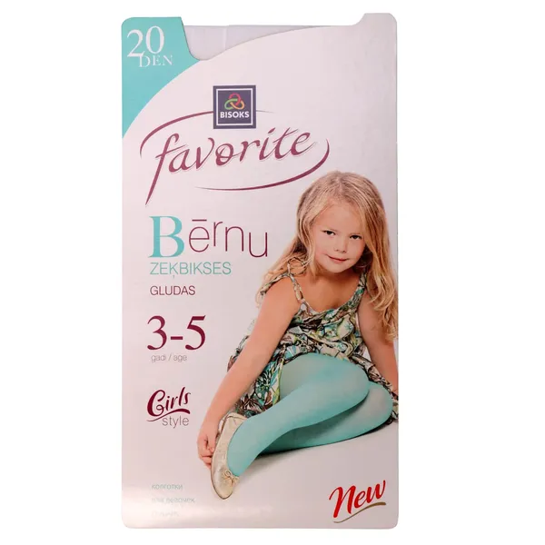 Bērnu poliamīda zeķbikses Favorite 20 den 51102 colored 3-5