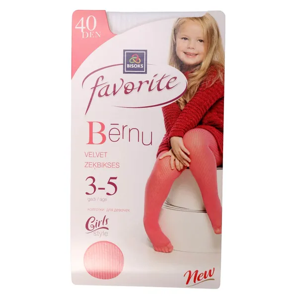 Bērnu zeķbikses Favorite 40 den 51126 colored 3-5