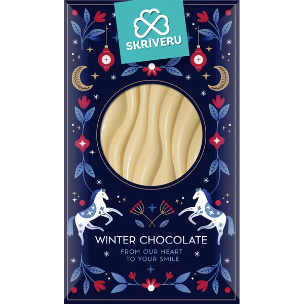 Baltā šokolāde ar piparkūkām SKRĪVERU 90g