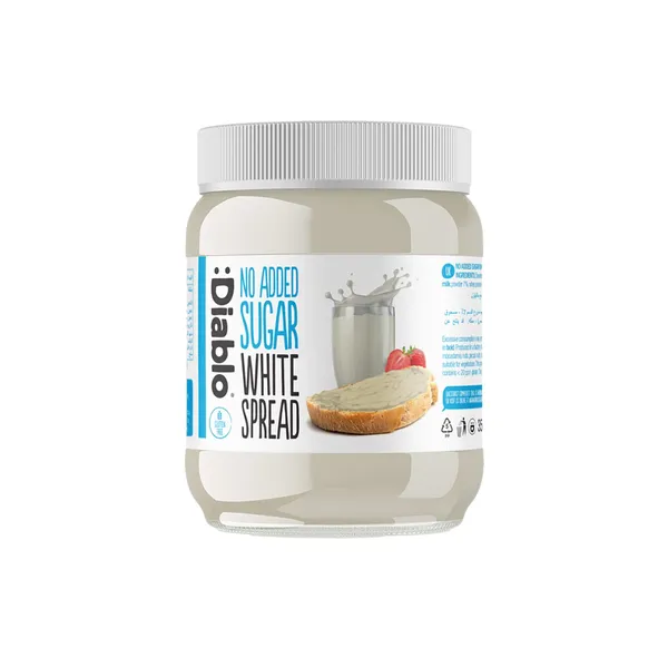 Baltais krēms Diablo ar saldinātāju 350g