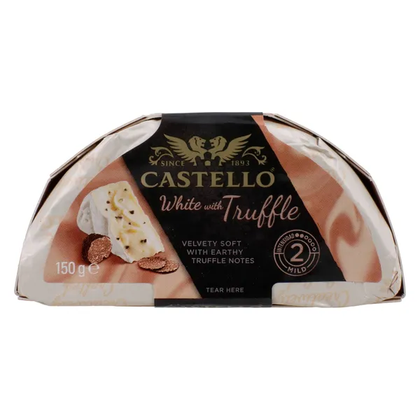 Siers CASTELLO baltais ar trifelēm 150g