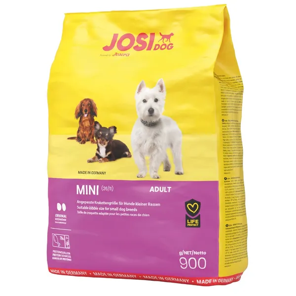 Barība suņiem Josera Premium JosiDog sausā Mini 900g