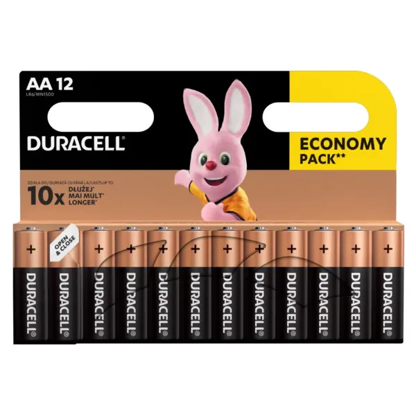 Baterijas DURACELL AA, LR6, 12 gab.