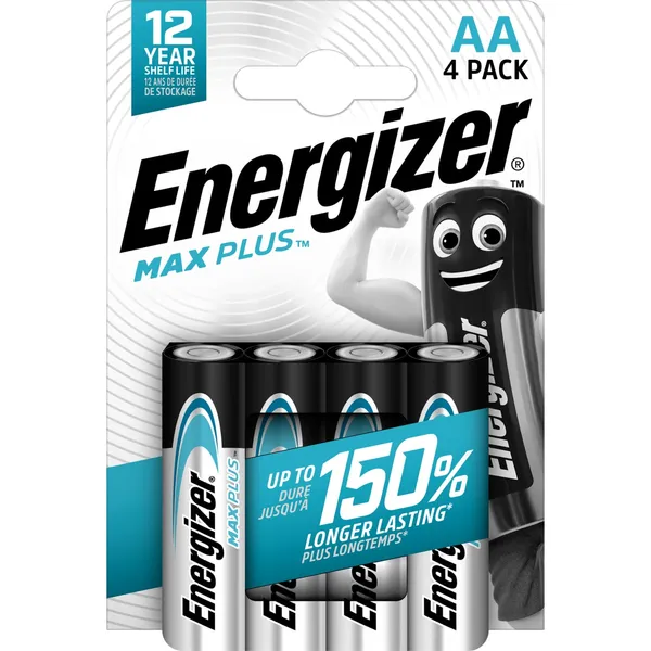 Baterijas Energizer Max Plus E91 BP4 4 gab