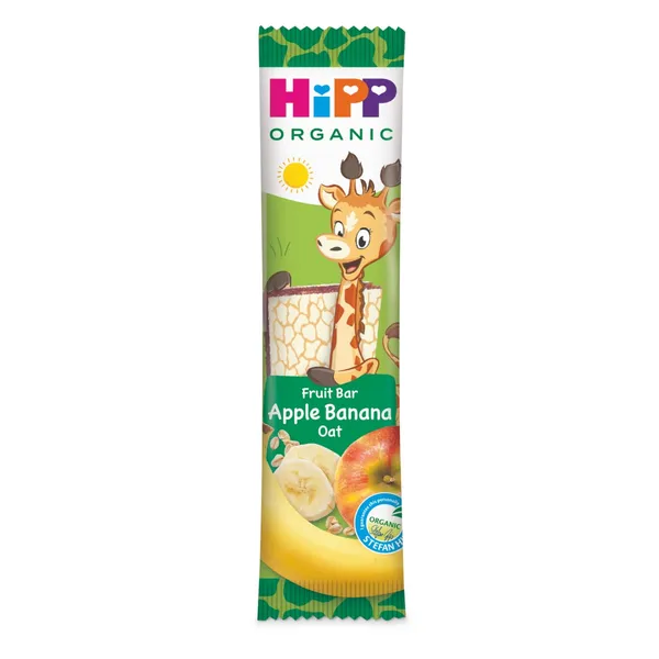 Batoniņš āboli, banāni un auzas Hipp BIO 23g