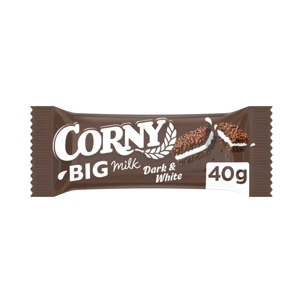 Batoniņš Corny Big Sandwich Dark&White piena 40g