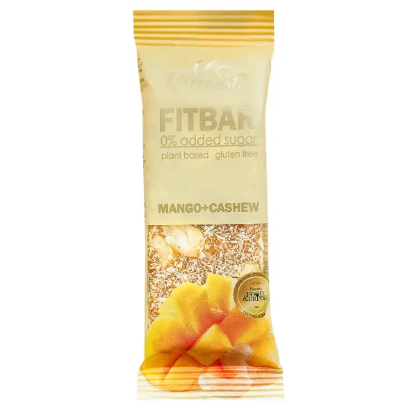 Batoniņš Misso ar mango un Indijas riekstiem, ar saldinātāju 30g