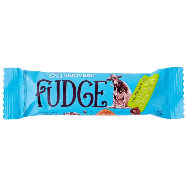 Batoniņš SKRĪVERU Fudge ar riekstiem 35g