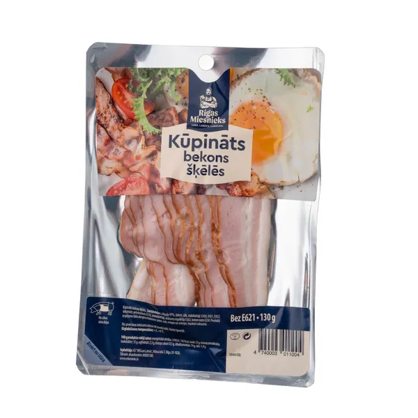 Bekons Rīgas miesnieks karsti kūpināts šķēlēs 130g
