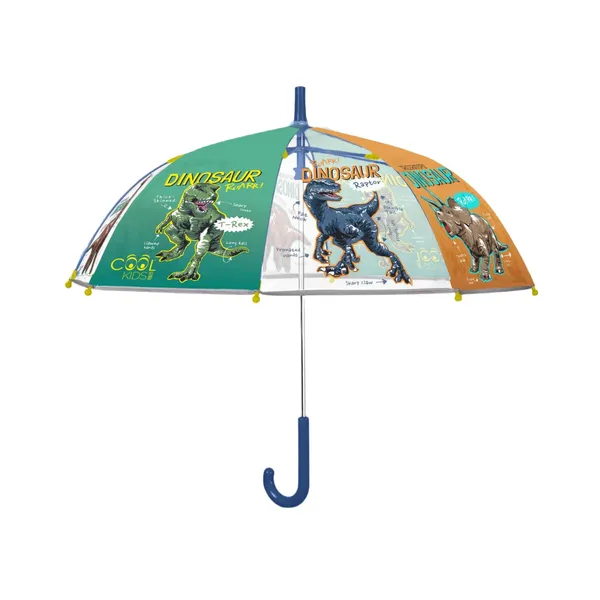 Bērnu lietussargs Perletti 45 cm kupols "Dinosaur Cool Kids"
