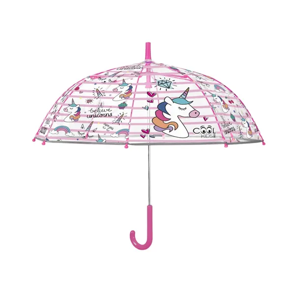Bērnu lietussargs Perletti 45 cm kupols "Unicorno Cool Kids"