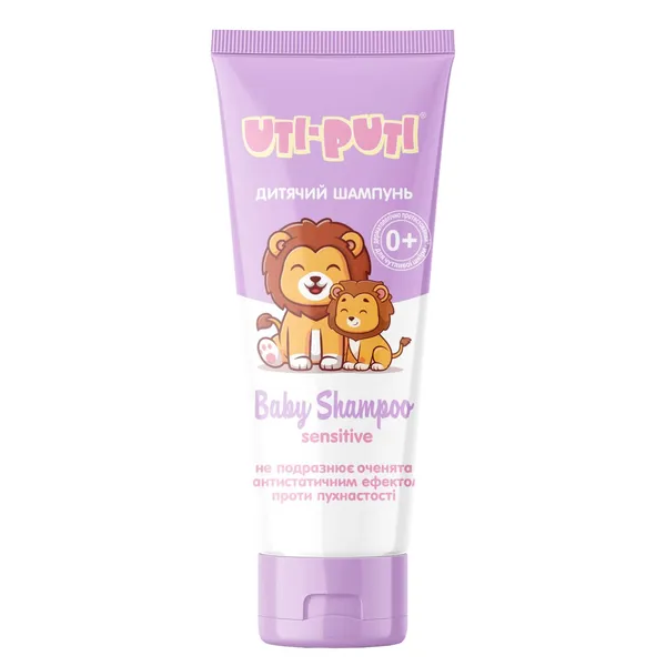Bērnu šampūns Uti Puti ar auzu pienu un kviešu dīgļu proteīniem 200ml