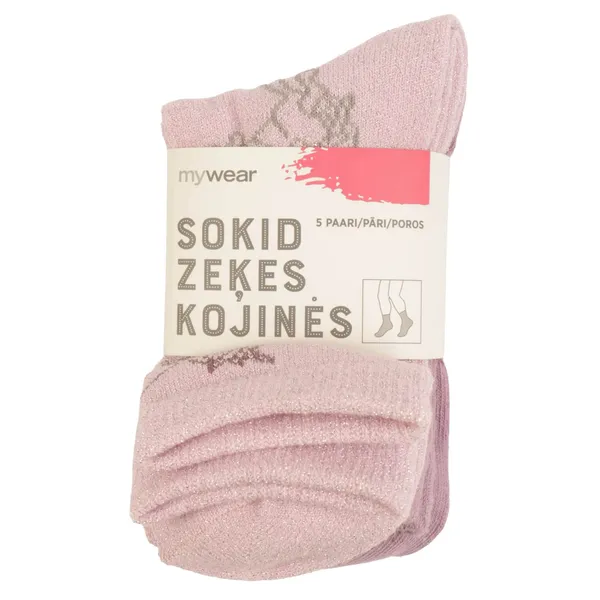 Bērnu zeķes Lund Glimmra 5pāri 28/30 SS26