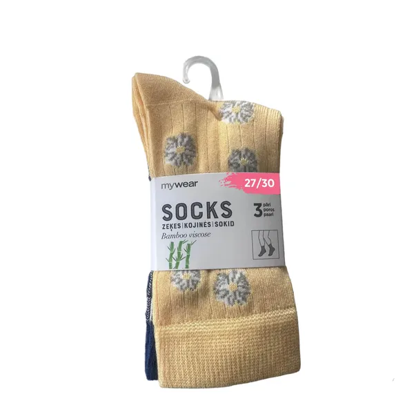 Bērnu zeķes Mywear tumšas 3 pāri 27/30