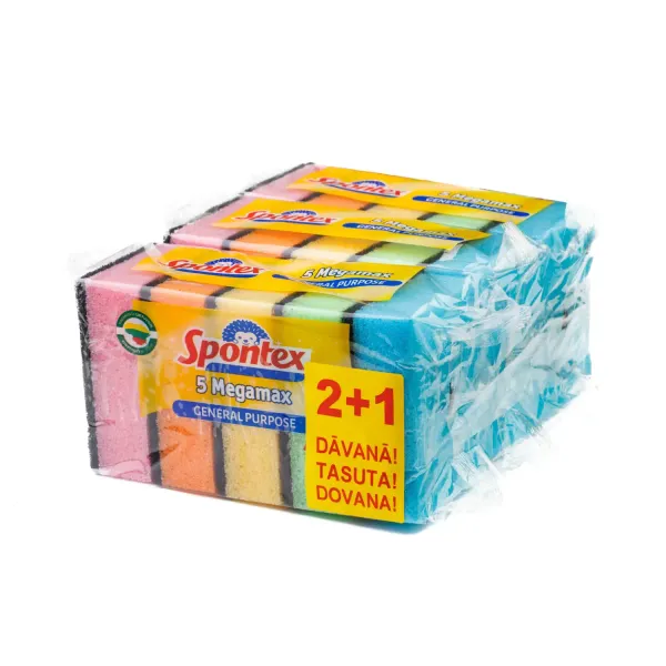 Beršanas sūkļi Spontex Megamax 5 gab. AW26