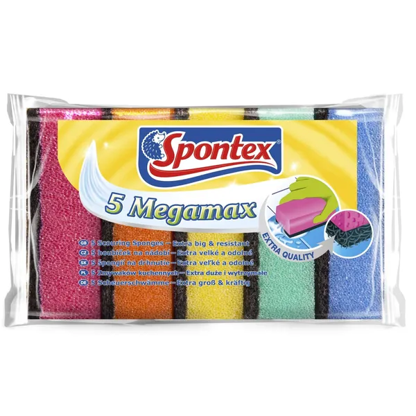 Beršanas sūkļi Spontex Megamax, 5 gab SS26